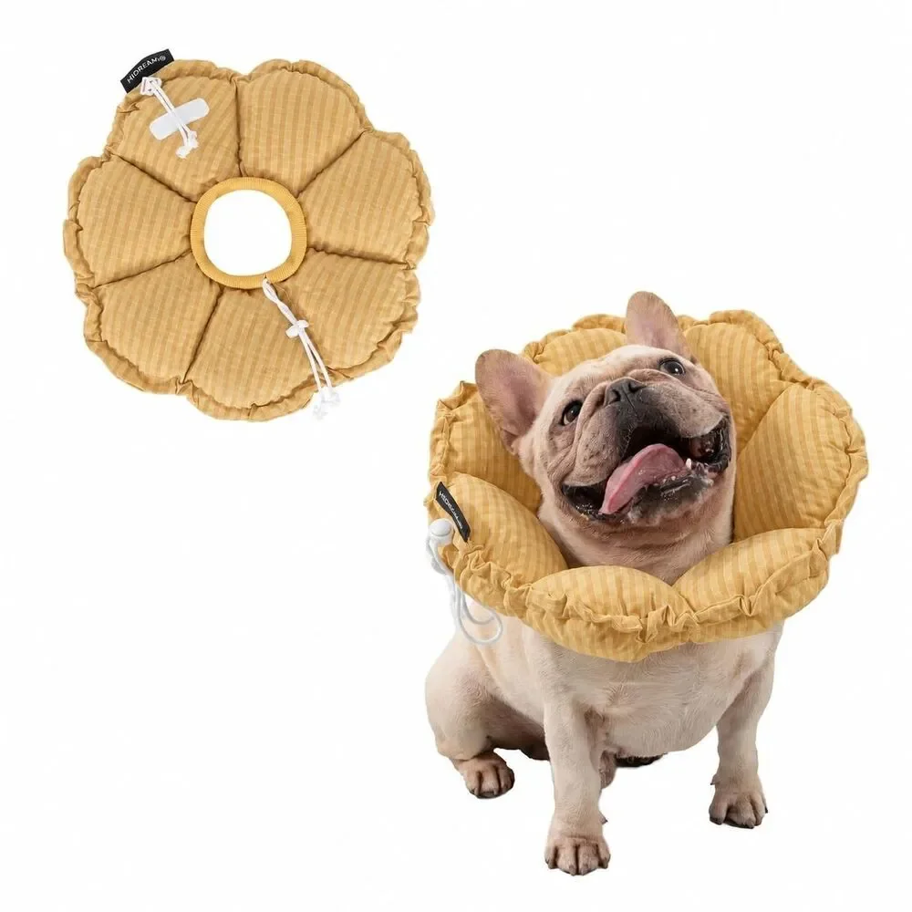 H Hidream Dog Cone Collar - XL-B, for Wide-Neck Dogs (Pugs, Bulldogs, Bullies)